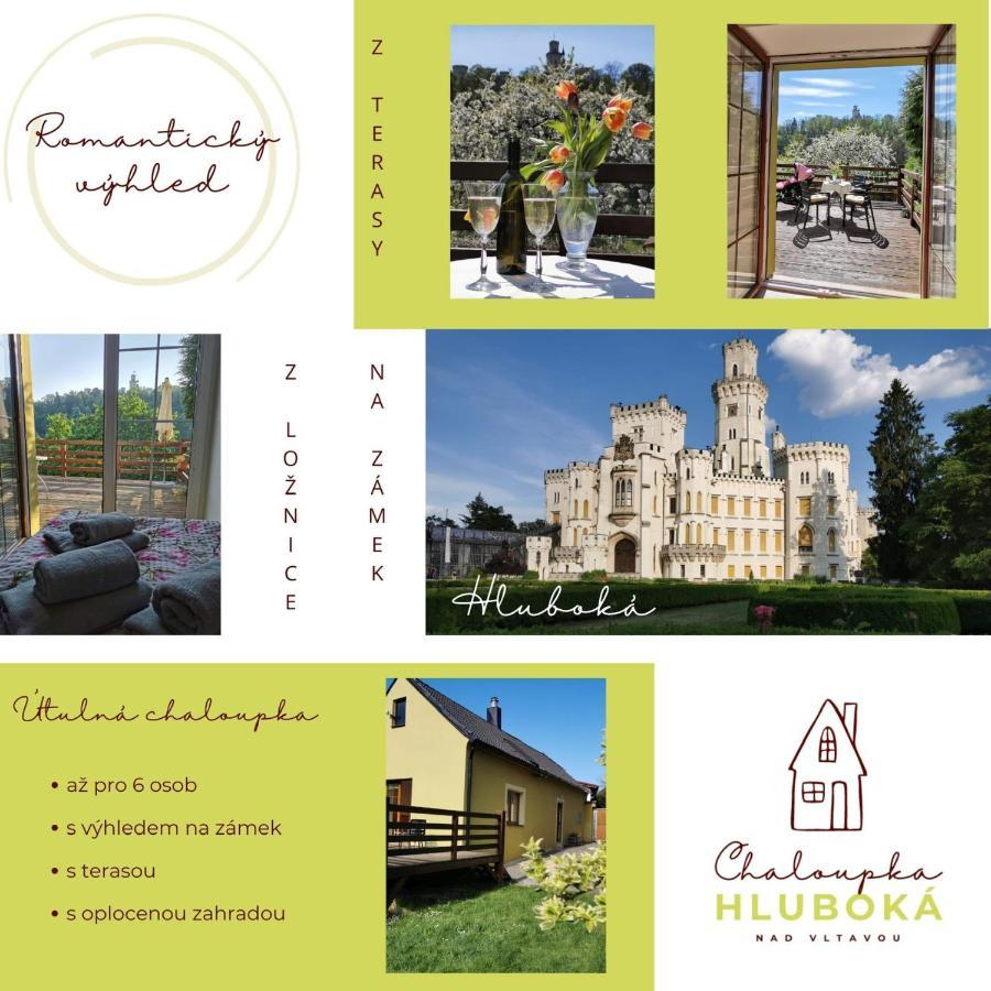 Chaloupka Hluboka - Family Holidays In South Bohemia Hluboká nad Vltavou Exteriér fotografie